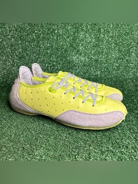Diesel Arras Yellow Lilac Leather Sneakers Women's Size 11 US/ 42 EU Vintage Y2K